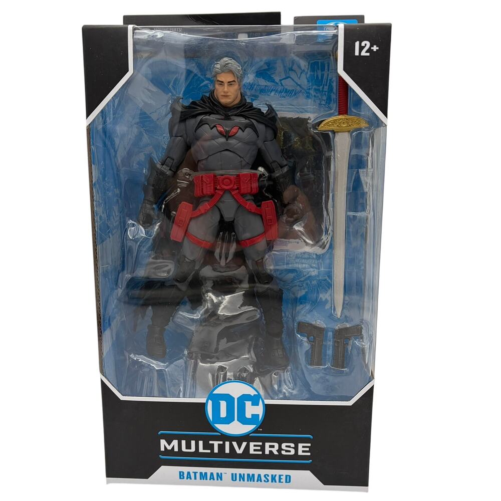 DC Multiverse Thomas Wayne Flashpoint Batman Unmasked 7" Action Figure NIB